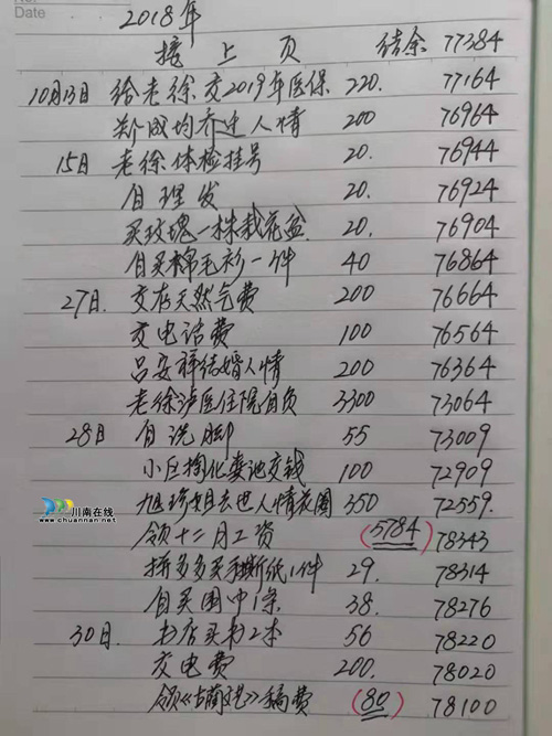 古蔺退休教师用40年工资统计图见证祖国发展(图6)