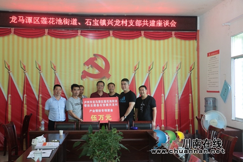 龙马潭区莲花池街道&nbsp;助推古蔺石宝镇产业发展(图3)