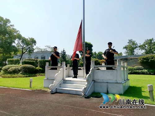 泸州保安公司举办建军92周年“重返军营”活动(图2)