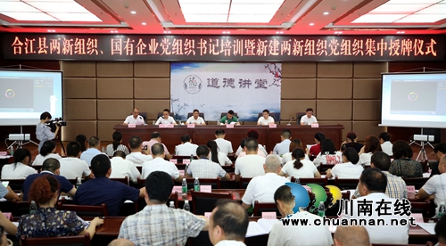 合江县举行两新组织、国有企业党组织书记培训(图1)