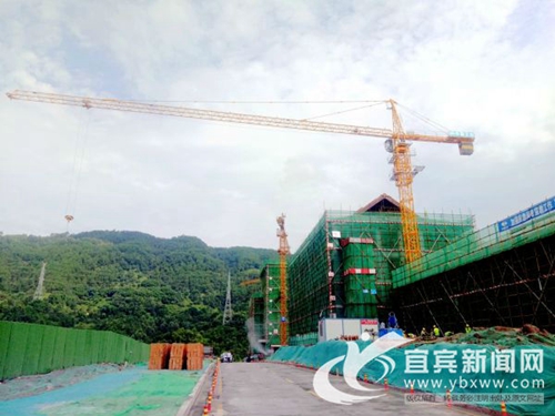 宜宾学院临港校区18个建筑封顶&nbsp;将迎来首批新生(图1)