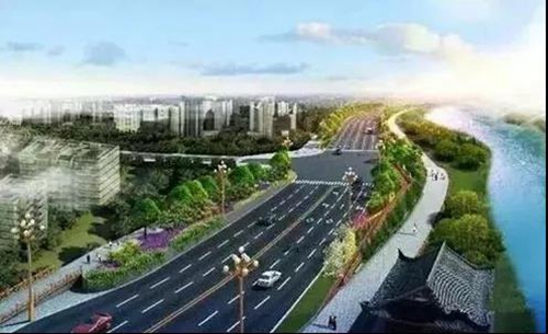 泸州长江滨江路本月底实现功能性通车(图1)