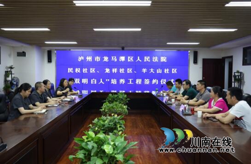 龙马潭区法院“双明白人”协作机制签约落地(图1)
