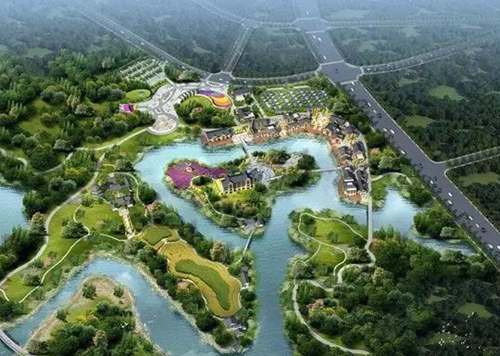 纳溪：两江新城曲水湾水街项目预计10月底竣工(图1)