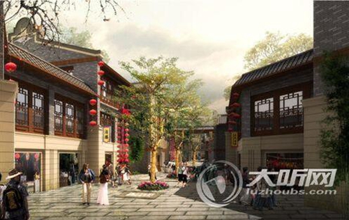 泸州长江湿地公园·水街预计10月底完工(图3)