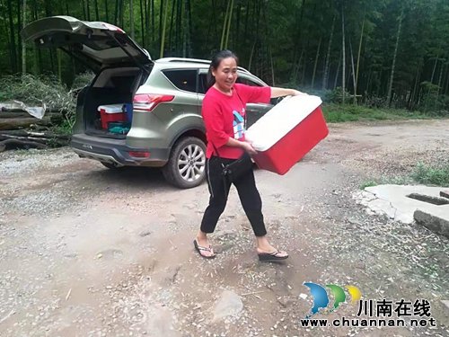 竹笋收购商，竹农财神爷(图1)