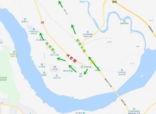 15日起，泸州港大件路将实施临时交通管制