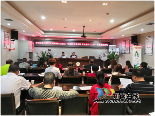 龙马潭区红星街道天立社区开展“法制宣传进社区&nbsp;普法意识入人心”专题普法讲座