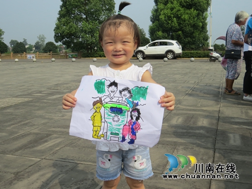 龙马潭区特兴街道走马村开展“携童子之手&nbsp;助绿色之行”主题活动(图4)