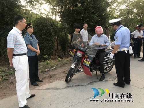 泸县立石镇开展“五统一、五联动”交通执法检查行动(图2)