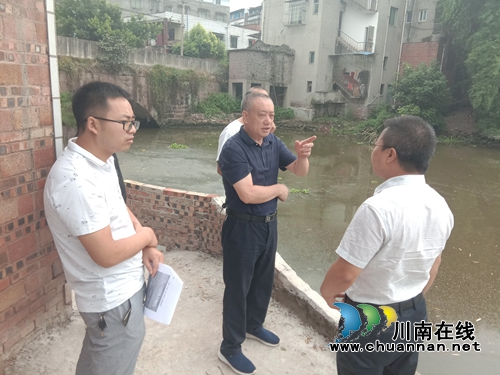 杜开卷到泸县百和镇调研大鹿溪河综合整治工作(图1)