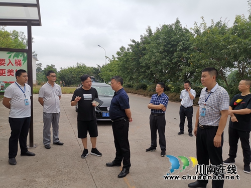 杨双全到泸县方洞、石桥镇督导农村生活垃圾分类项目(图1)