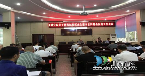 江阳区召开永久基本农田储备区划定成果工作推进会(图1) 江阳区召开永久基本农田储备区划定成果工作推进会(图1)