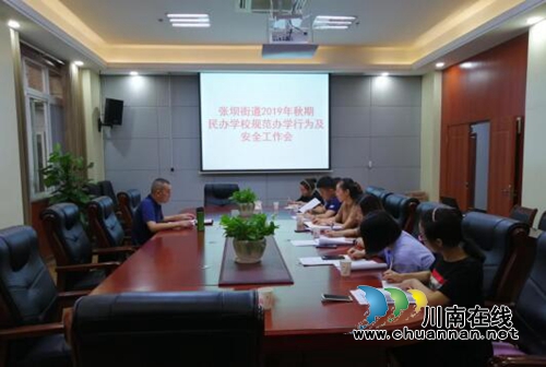 江阳区张坝街道开展民办学校规范办学行为及安全工作会(图1)