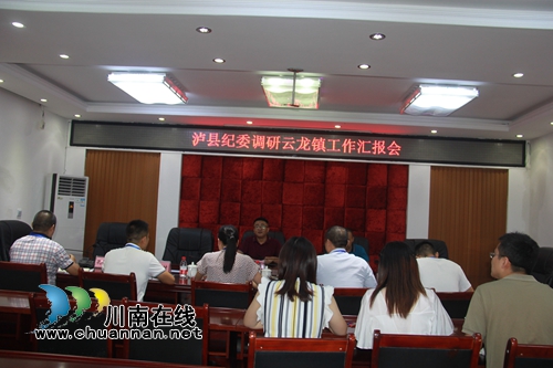 章磊调研泸县云龙镇党风廉政建设和反腐败工作情况(图1)