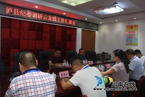 章磊调研泸县云龙镇党风廉政建设和反腐败工作情况(图2)