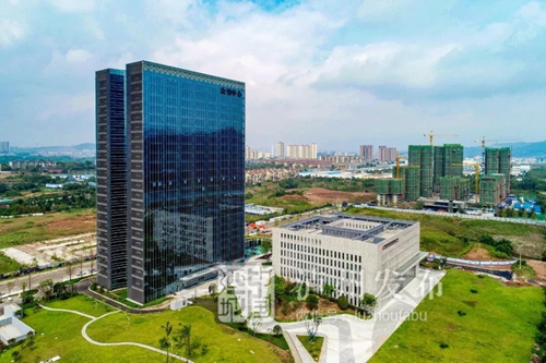 高99.9米！泸州高新区众创中心项目主体完工(图3)