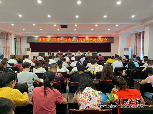 泸县县委第二巡察组巡察立石镇巡察情况反馈会召开(图1)