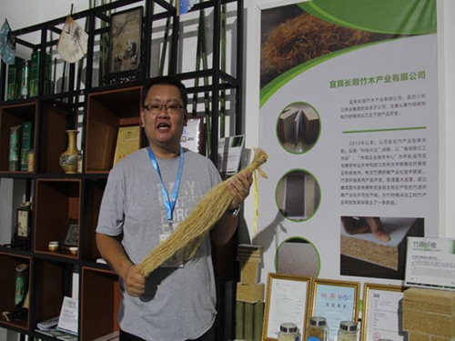 宜宾长宁6家竹企业参加西博会进出口商品展(图2)