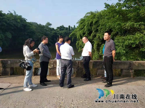 张学彬率队督查龙溪河河长制工作开展情况(图1)