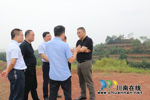 泸县县委副书记、代理县长曹阳到百和镇调研指导工作(图1)