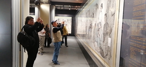 蒋兆和艺术作品展在北京鲁迅博物馆开展(图11) 蒋兆和艺术作品展在北京鲁迅博物馆开展(图11)