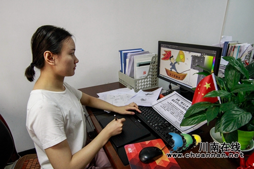 泸州纪检干部创作漫画&nbsp;力戒形式主义官僚主义(图6)