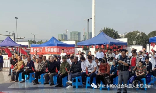 泸州新的社会阶层人士开展庆祝国庆70周年活动(图2)