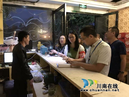 龙马潭区小市街道开展节前安全检查