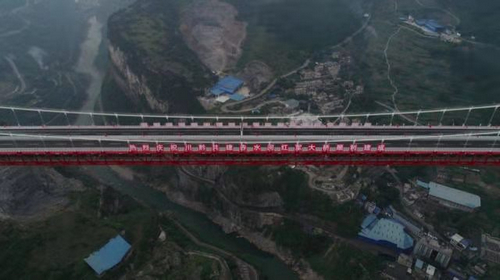 赤水河红军大桥全面建成(图3) 赤水河红军大桥全面建成(图3)