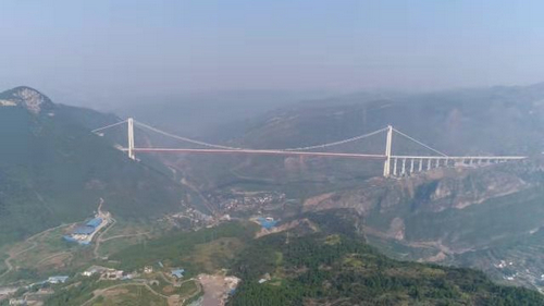 赤水河红军大桥全面建成(图2) 赤水河红军大桥全面建成(图2)