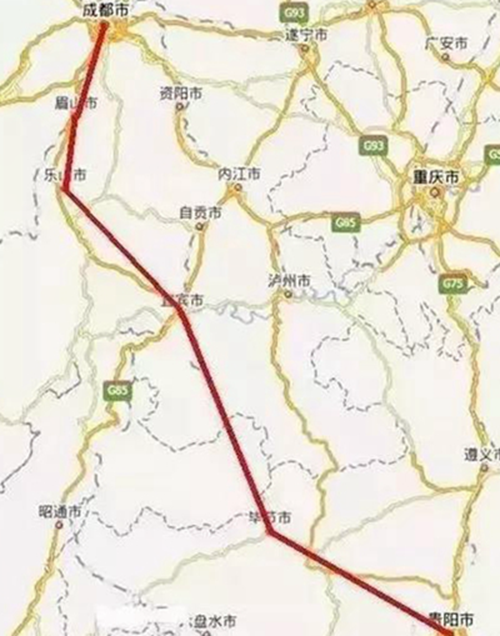 成贵高铁兴文至贵阳段启动联调联试(图1)