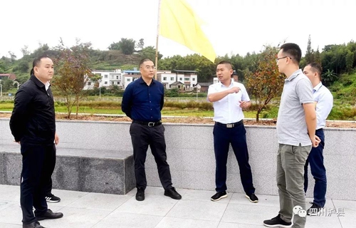 泸县代理县长曹阳率队调研石桥镇重点工作(图2) 泸县代理县长曹阳率队调研石桥镇重点工作(图2)