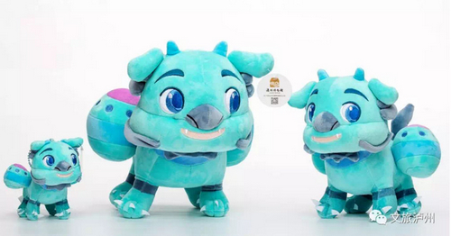 “麟麟玖”公仔亮相泸州市博物馆　销售火爆(图1)