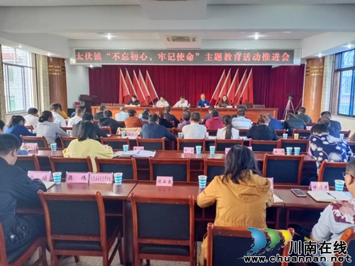 泸县太伏镇召开“不忘初心、牢记使命”主题教育推进会(图2)