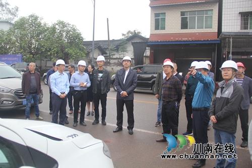 肖刚率队调研泸县污水管网建设工作(图3)