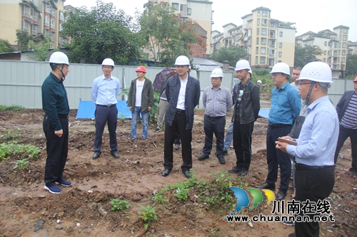 肖刚率队调研泸县污水管网建设工作(图4)