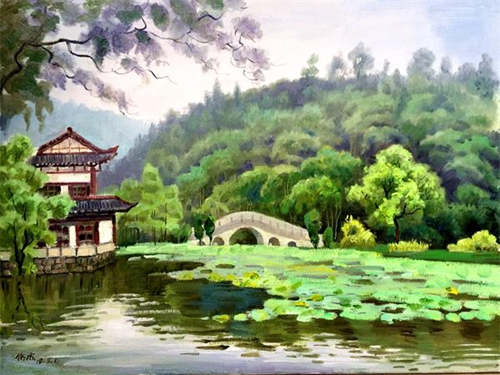 “周末画家”植根乡土&nbsp;丹青妙笔大写美丽宜宾(图3)