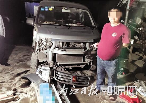 泸县男子在隆昌撞伤人逃逸&nbsp;竟然“嫁祸”妻子(图1)