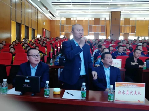 消防比武&nbsp;泸州市举行教职工安全知识技能大赛(图6)