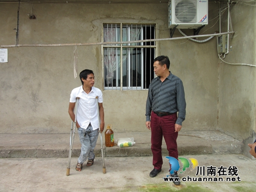 泸县潮河镇开展居家托养服务残疾人走访慰问活动(图2)