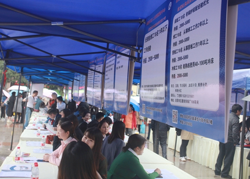 自贡:金秋专场招聘会 2000余个岗位受热捧(图1) 自贡:金秋专场招聘会 2000余个岗位受热捧(图1)