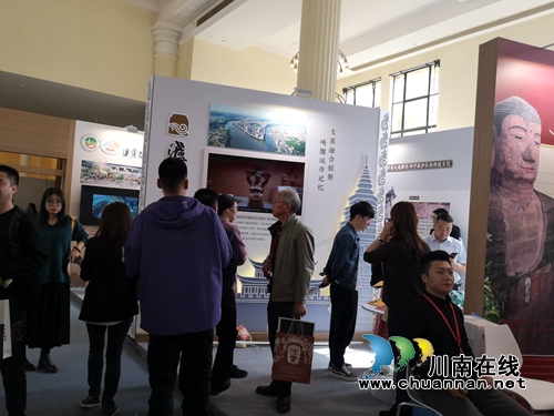 报恩塔、朱德旧居……上海建博会展示泸州风采(图4)