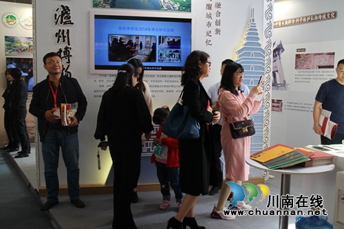 报恩塔、朱德旧居……上海建博会展示泸州风采(图8)