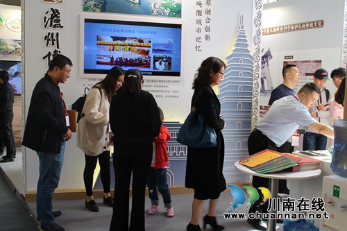报恩塔、朱德旧居……上海建博会展示泸州风采(图10)