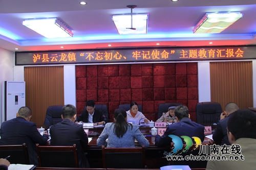 市委第四巡回指导组到泸县云龙镇督导“不忘初心&nbsp;牢记使命”主题教育工作(图8)