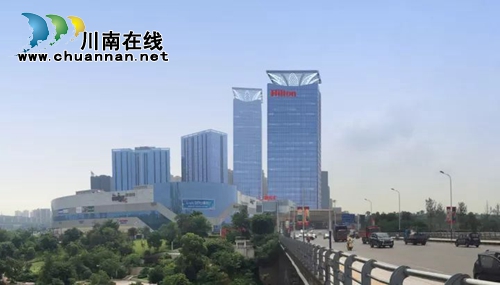川南最高端？泸州希尔顿酒店主体已完工(图1)