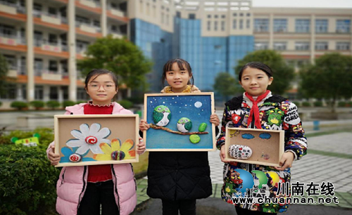 宜宾：课后“趣玩长江石”小学生玩出新花样(图12)