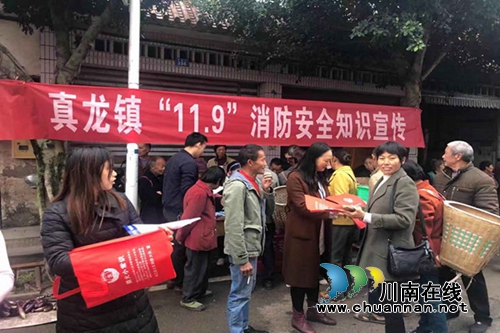 合江县真龙司法所开展“11.9”消防安全知识宣传(图1)