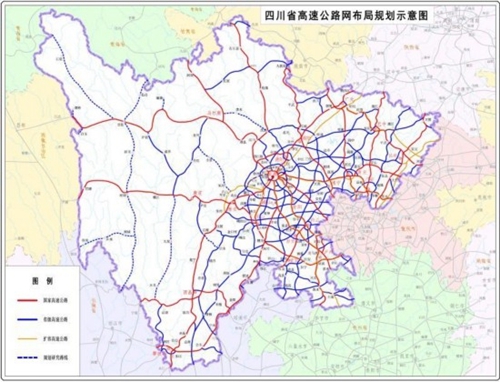 四川这些高速规划有调整&nbsp;看看经过你家乡吗？(图1)